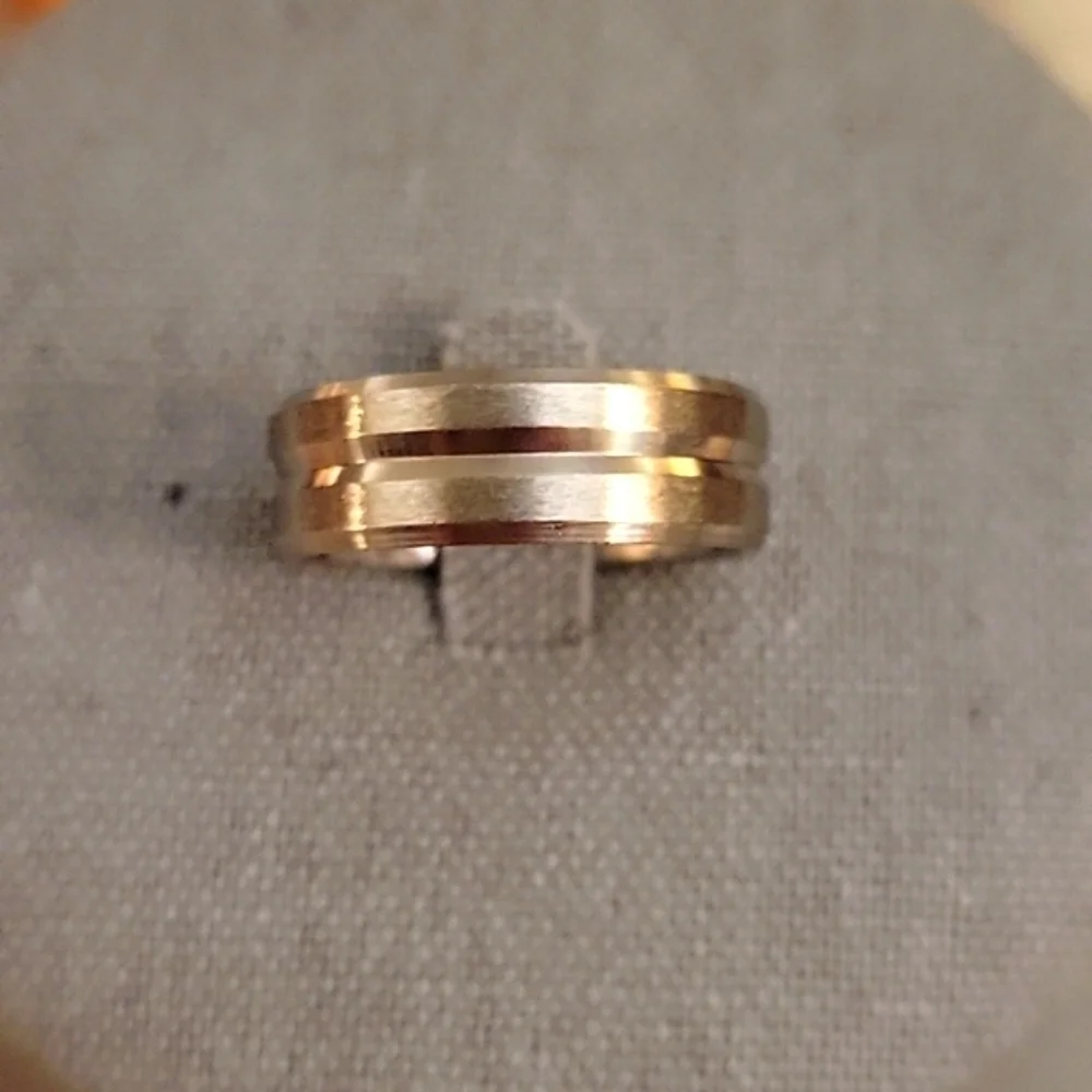 Men's Stainless Steel Wedding Band Size 12